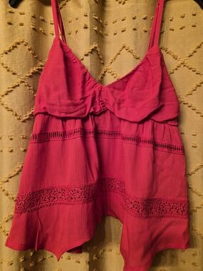 No Boundaries Bright Red Crop Top